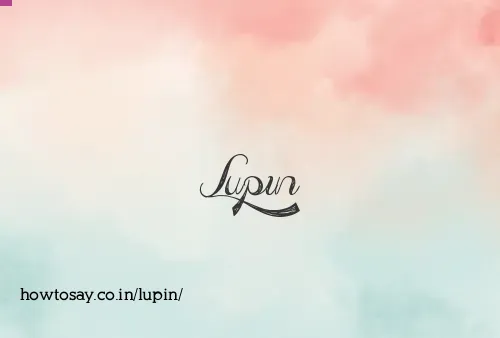 Lupin