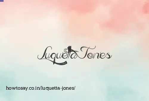 Luquetta Jones