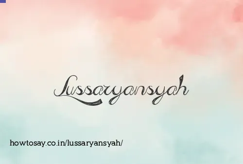Lussaryansyah