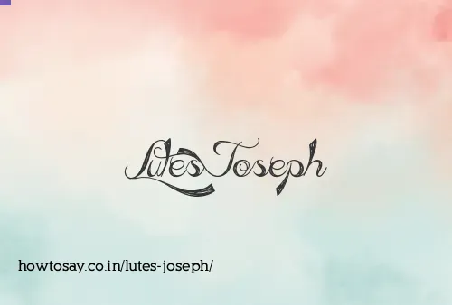 Lutes Joseph