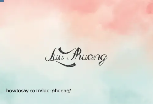 Luu Phuong