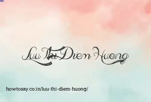 Luu Thi Diem Huong