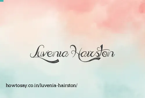 Luvenia Hairston