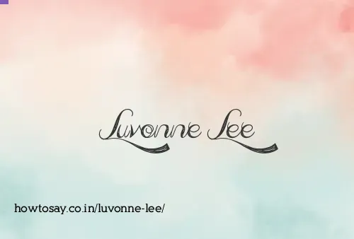 Luvonne Lee