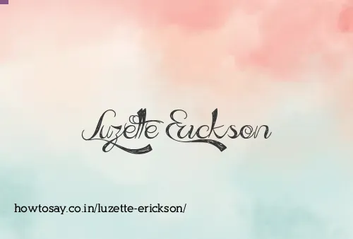 Luzette Erickson