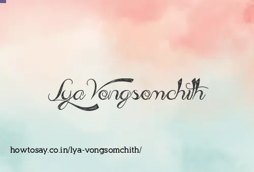 Lya Vongsomchith