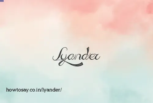 Lyander