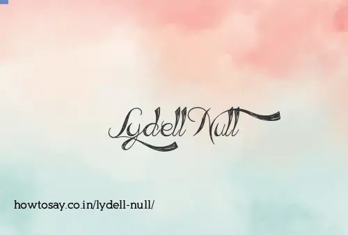Lydell Null
