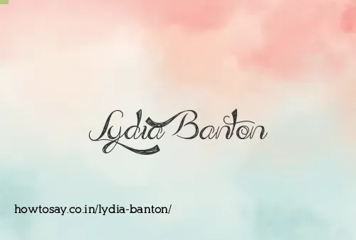 Lydia Banton