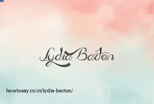 Lydia Barton