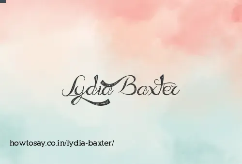 Lydia Baxter