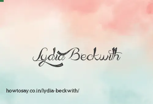 Lydia Beckwith