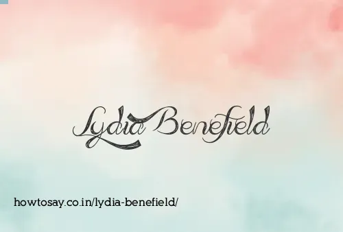 Lydia Benefield