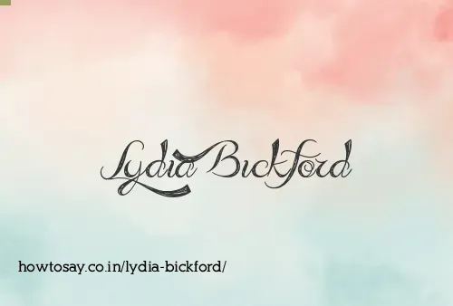 Lydia Bickford