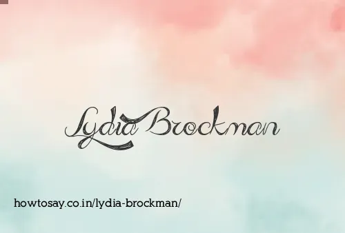 Lydia Brockman