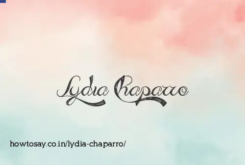 Lydia Chaparro