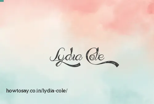 Lydia Cole