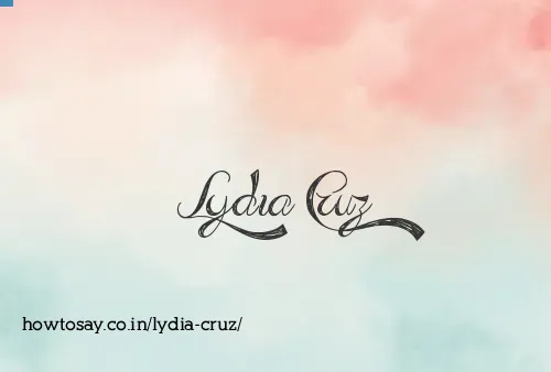 Lydia Cruz