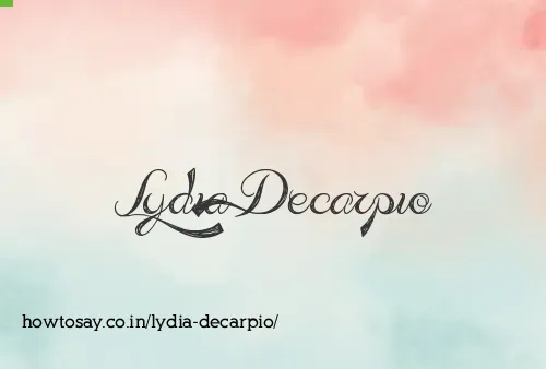 Lydia Decarpio
