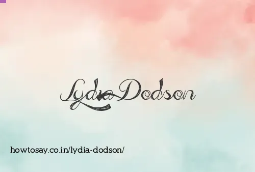 Lydia Dodson