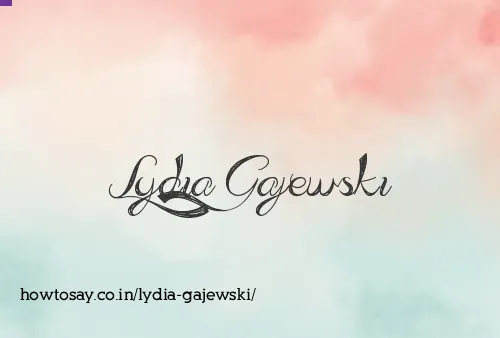 Lydia Gajewski