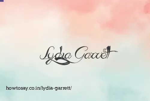 Lydia Garrett