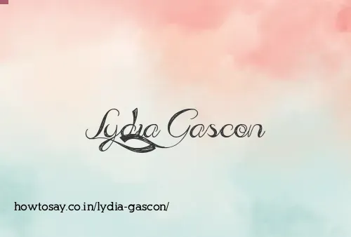 Lydia Gascon