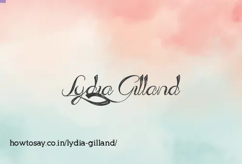 Lydia Gilland