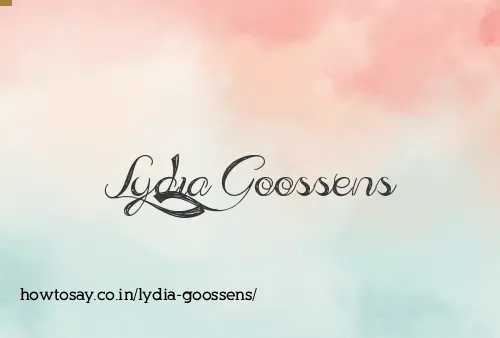Lydia Goossens
