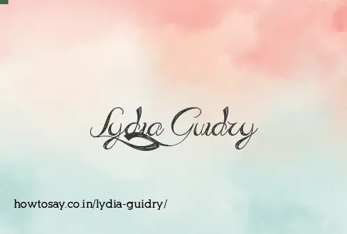 Lydia Guidry