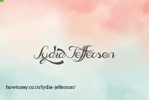 Lydia Jefferson