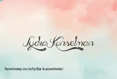 Lydia Kunselman