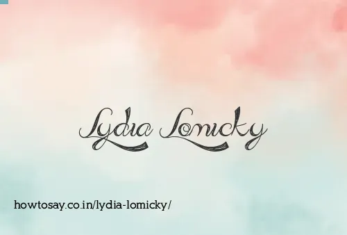 Lydia Lomicky