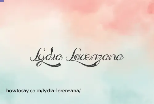 Lydia Lorenzana