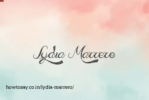 Lydia Marrero