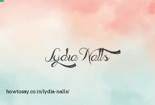 Lydia Nalls