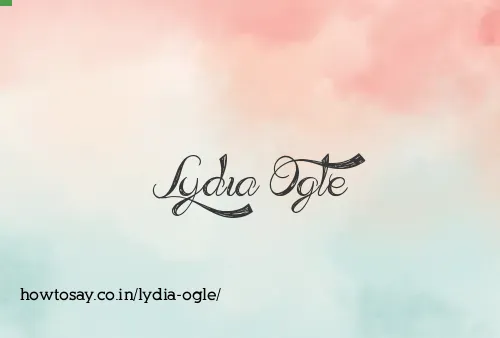 Lydia Ogle