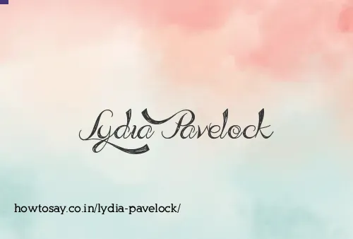 Lydia Pavelock