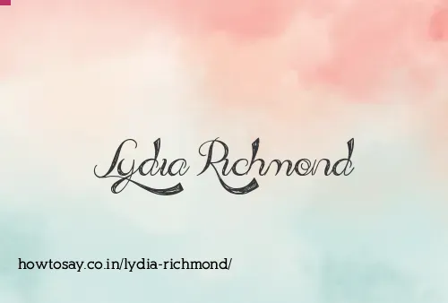 Lydia Richmond