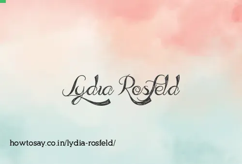 Lydia Rosfeld