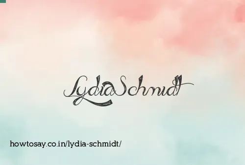 Lydia Schmidt
