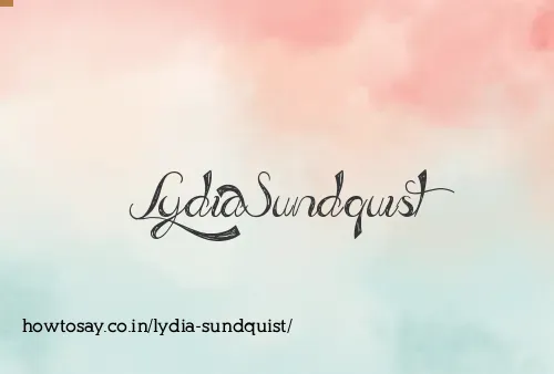 Lydia Sundquist