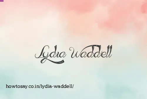 Lydia Waddell