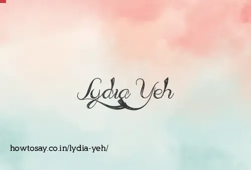 Lydia Yeh