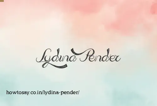 Lydina Pender