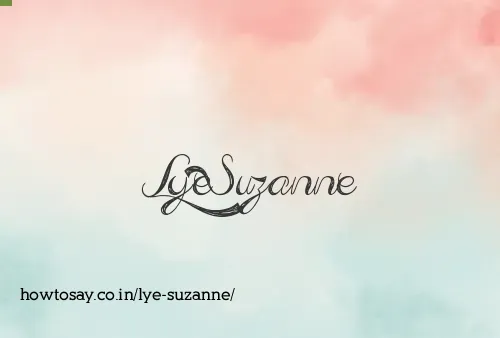 Lye Suzanne