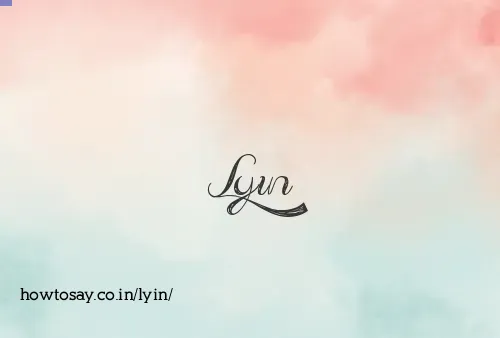 Lyin
