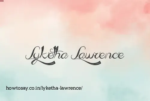 Lyketha Lawrence
