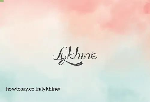 Lykhine