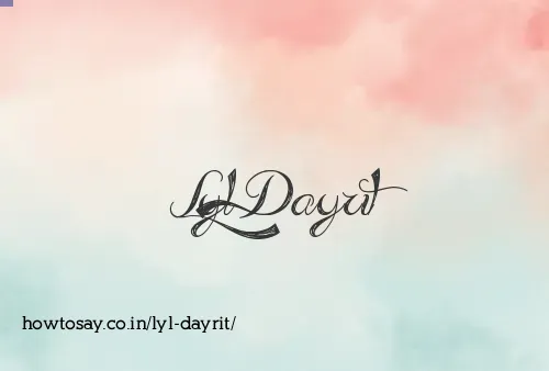 Lyl Dayrit
